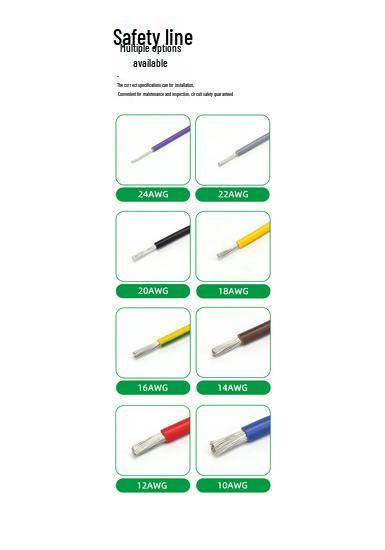 1569 Standard Electronic Wire (6, 8, 28, 30 AWG) for New Energy Charging Piles, Lead Wires, Monitoring, and Wiring.