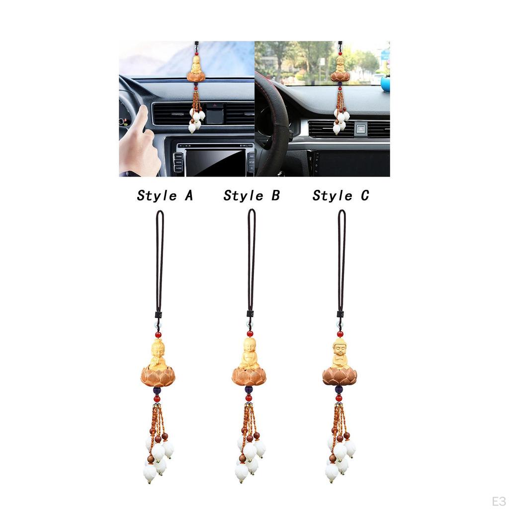 Lotus Charm Car Mirror Ornament