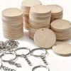 150Pcs/1box DIY Wooden Keychain Making Kit Key Rings - Create Unique and Personalized Keychains