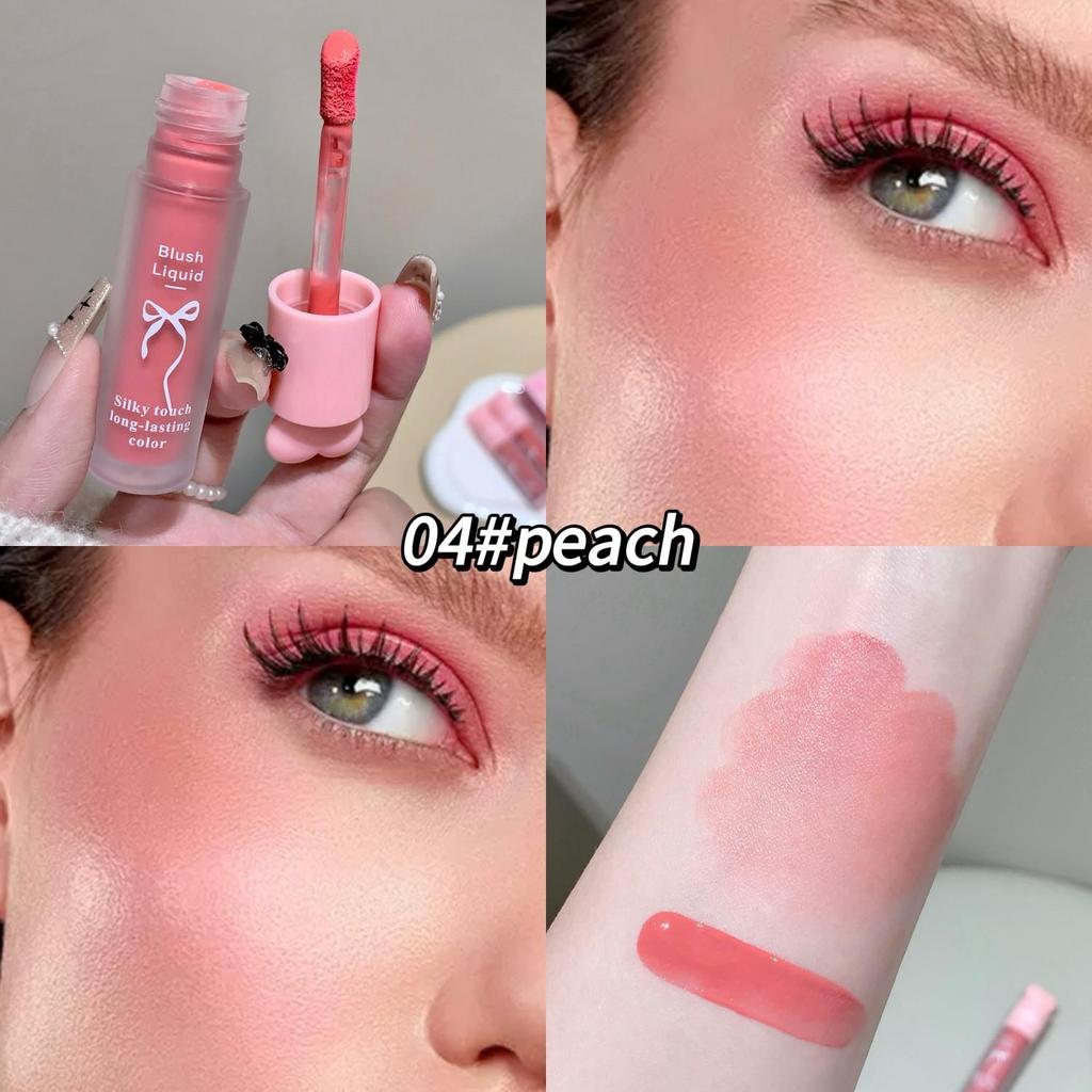 Liquid Blush SHAQINUO Natural Low Saturation Water Light Sponge Brush Head Multi-purpose Blush Liquid