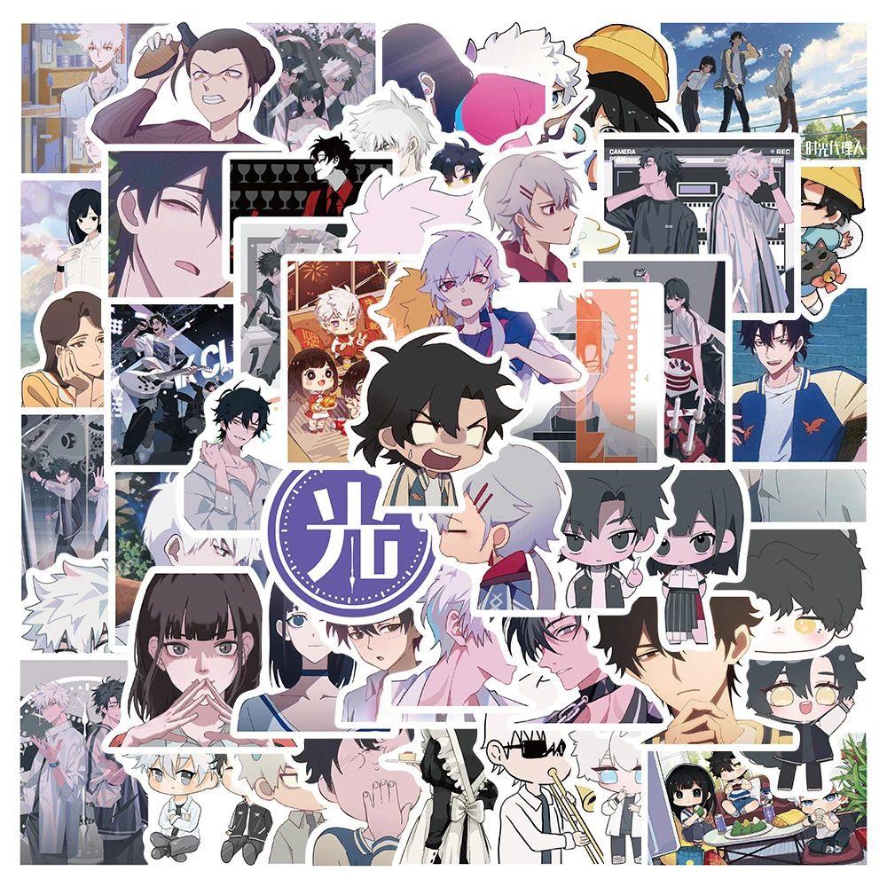 

Stickers Stationery Sticker DIY Scrapbooking Time Agent Stickers Graffiti Stickers Anime Stickers 50pcs