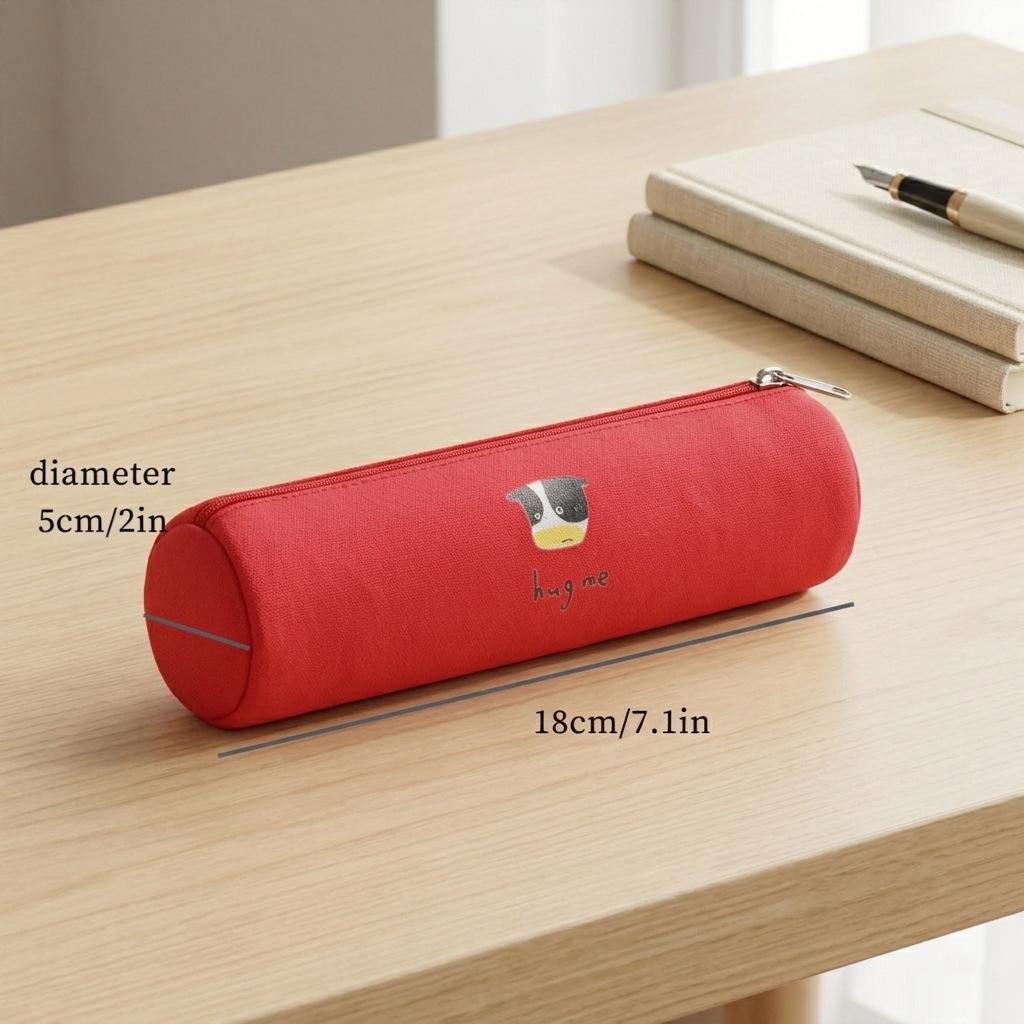 Japanese Style Plush Pencil Case: Cute, Large Capacity, Trendy Ins Stationery Bag for Students