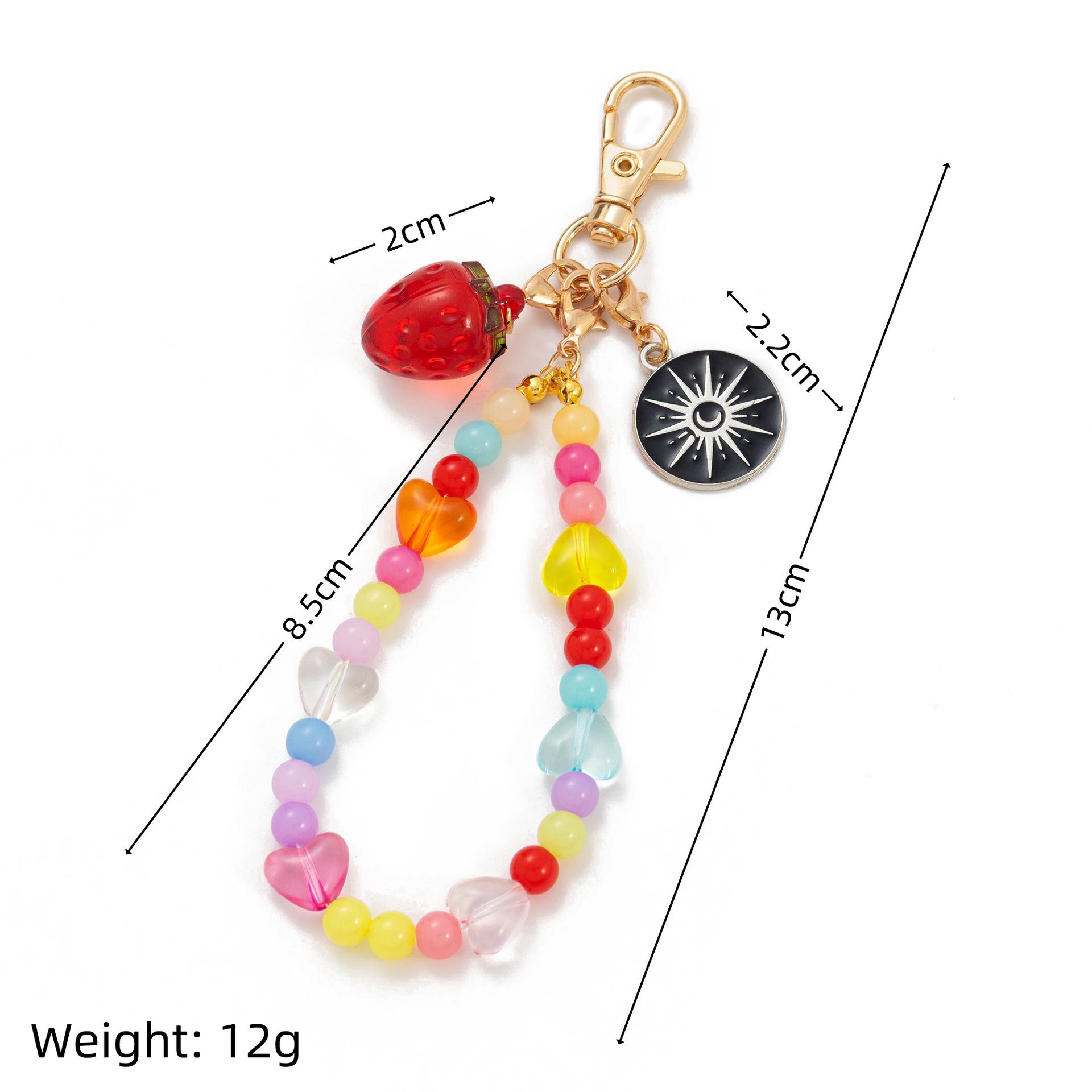 European & American Retro Cherry Rope Knot Bag Pendant