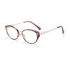 New women's reading glasses Middle-aged and elderly foreign-style anti-blue light fashionable age-reducing reading glasses fashionable small face cat