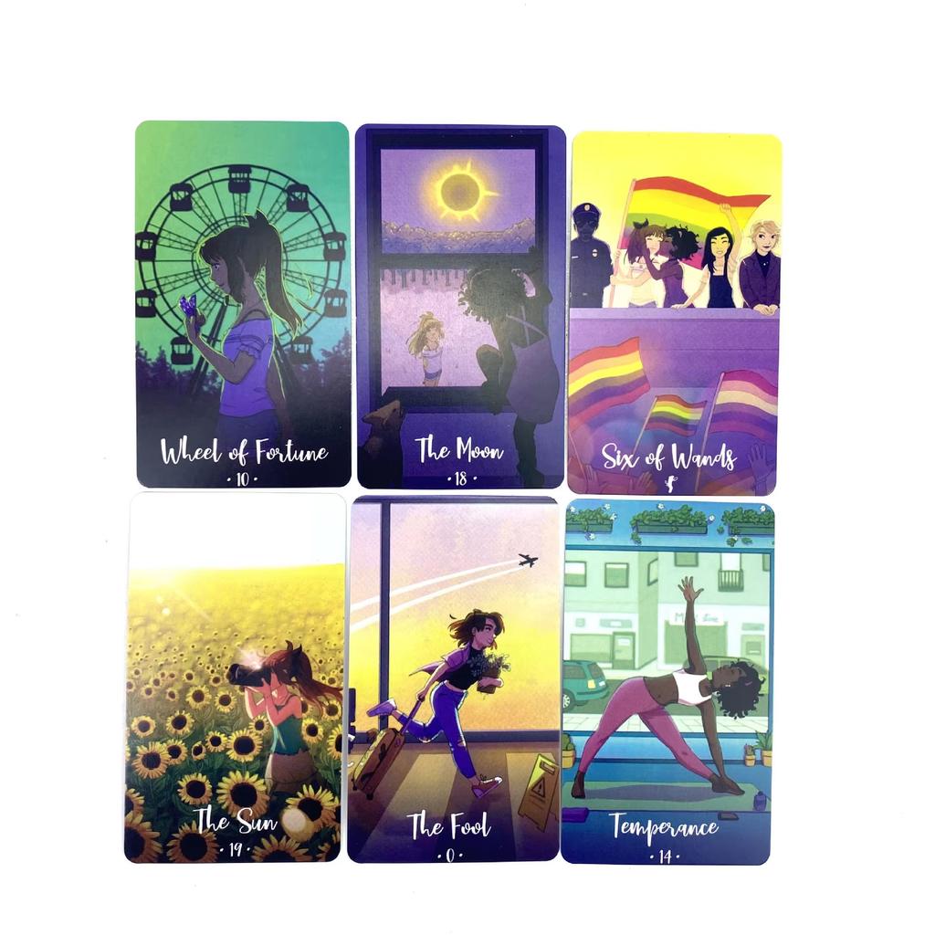 78pcs/box Cosmic Cycles Oracle Cards Divination English Version Fortune Telling Tarot Cards Friend Famil