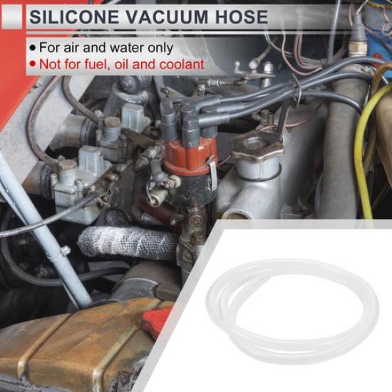 5FT 3/16" 5mm ID 2.5mm Thickness Silicone Vacuum Hose for Air and Water Clear