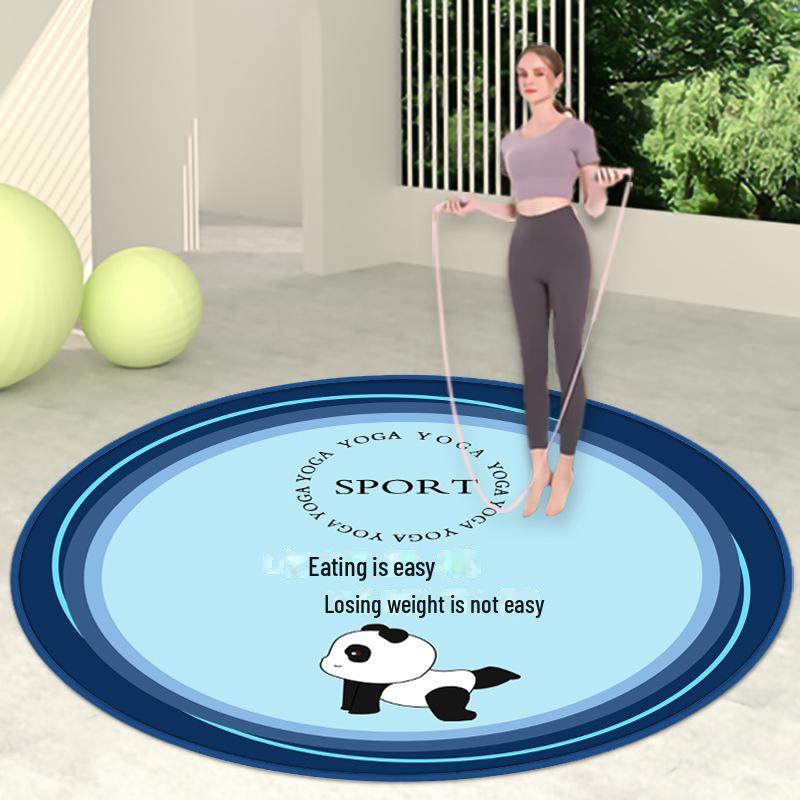 

Амортизирующий нескользящий коврик для фитнеса и йоги для использования в помещении 100 cm Diameter