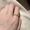Artistic Copper Ring For Women With Striking Geometric Shape And Design Adjustable