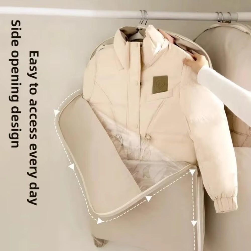 Transparent Visibility Hanging Garment Bag Space Saving Hanging Protector Bag Closet Storage Bag