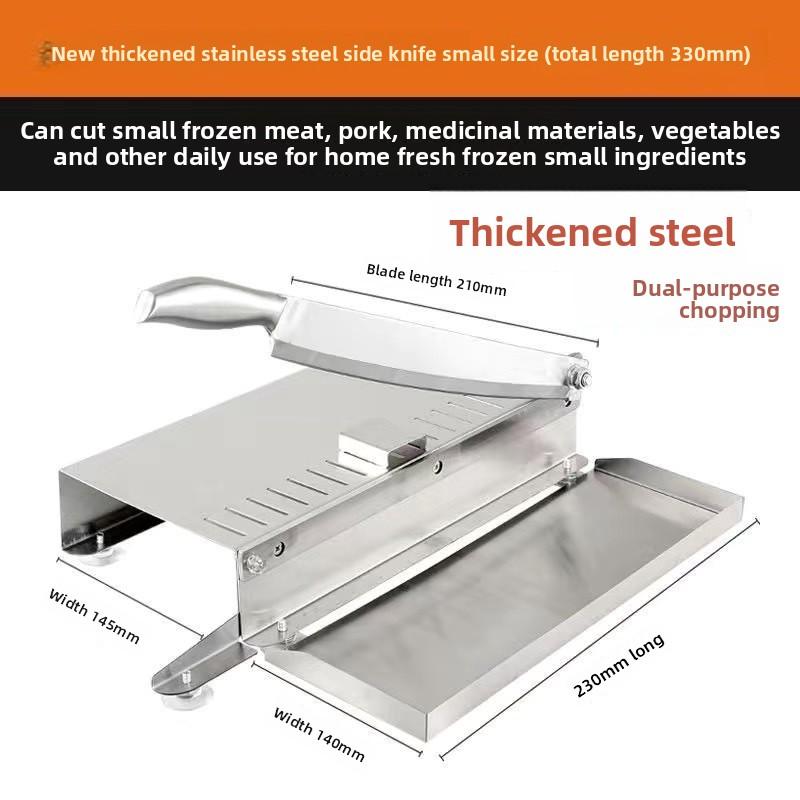 Stainless Steel Multi-Function Meat Bone Cutter for Kitchen, Pig Trotter, Mutton, Herbs