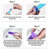 Toilet Bowl Cleaner Gel Stamps 66 Pcs - Long-Lasting Bathroom Deodorizer with Floral Fragrance