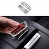 Silver ABS Car Armrest Box Cover Trim Protector For Toyota Highlander 2015-