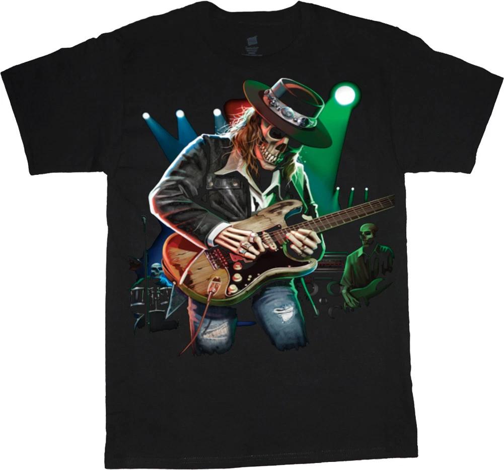 Big & Tall T-shirt - Texas Blues Guitar Design Guitarist Gifts Bigmen Tee XXL