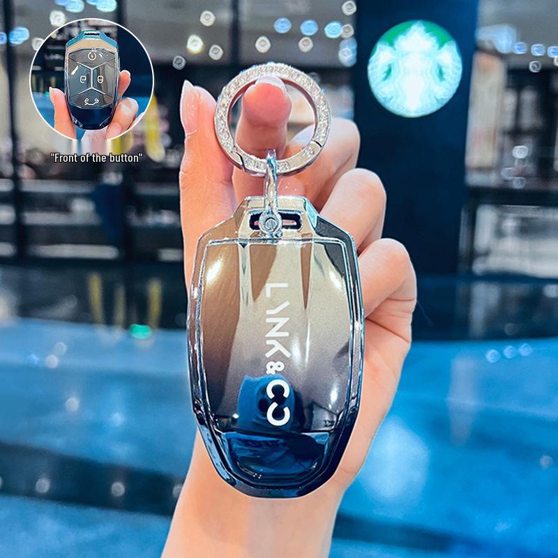 Lynk & Co Key Case: Fits 01, 03, 05, 06 Models - Men's & Women's EMP Buckle Shell Bag