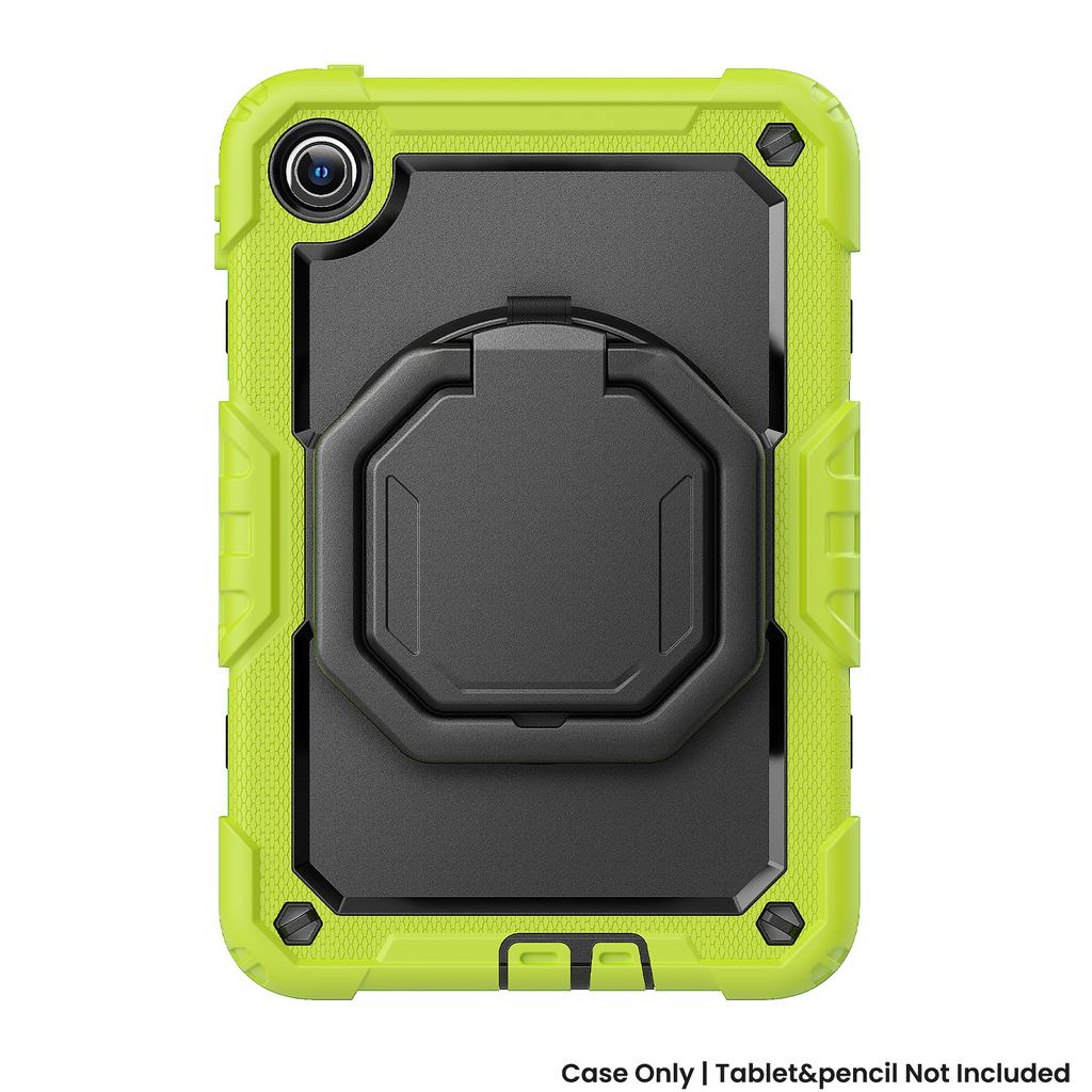 360 Rotating Stand Rugged Case For Poco Pad C1 Redmi Pad 2 SE 9.7 inch Heavy Duty Pull Ring Cover Armor Tablet Cover