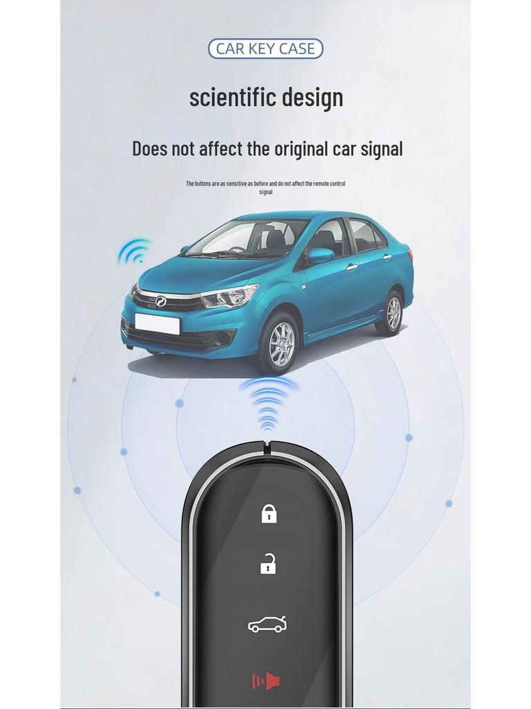 Toyota & PERODUA Beiluda Car Key Case: Remote Control Shell for Malaysia