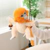 Golden Monkey Simulated Plush Toy Stuffed Long Arms Zoo Animal Fluffy Doll Brown Orange Appeasing Companion Gift
