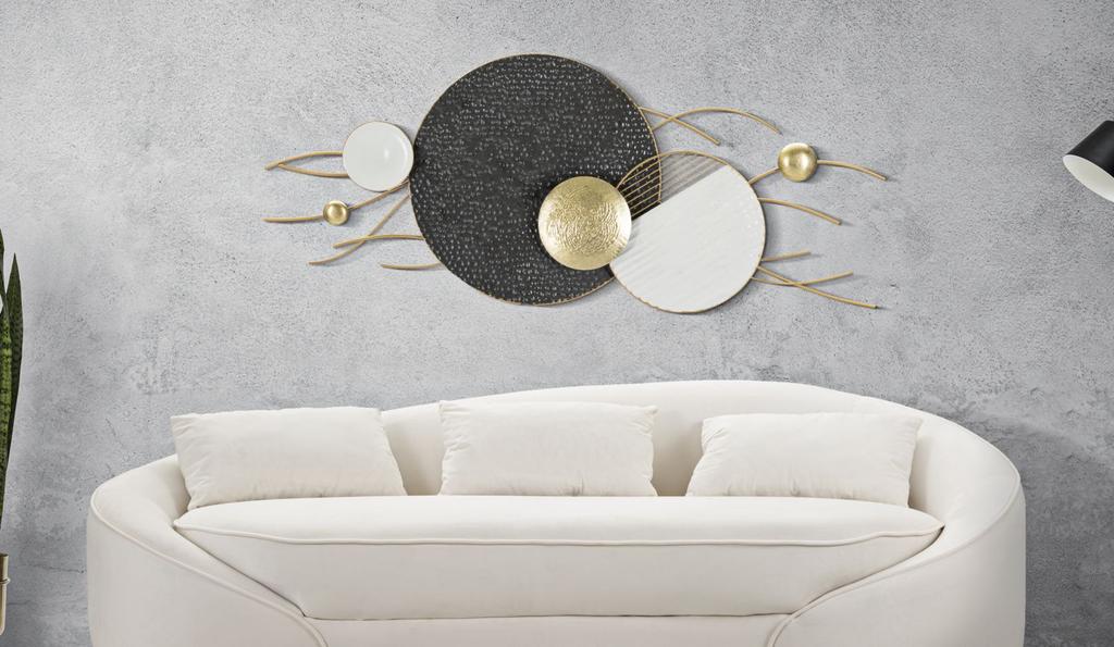 Iron Wall Panel Boly 129.5X8.3X53.3 Cm