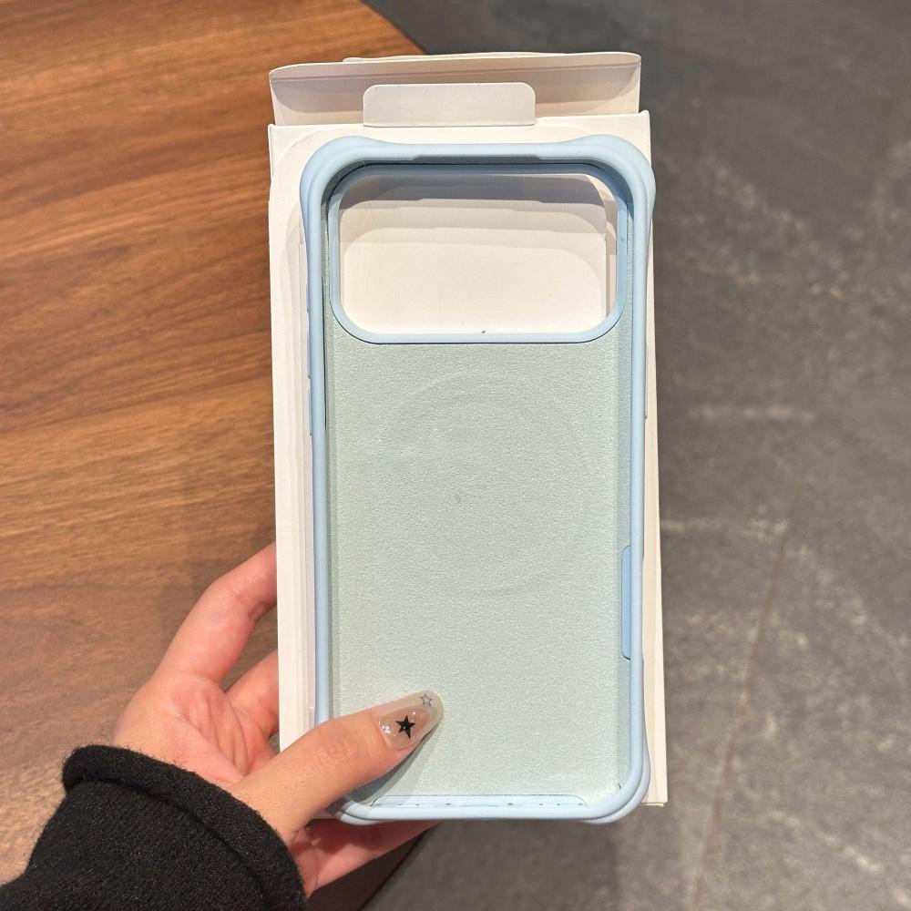 Candy Silicone Protective Velvet Shockproof Case For iPhone 17 Air 16 15 14 13 Pro Max Plus For Magsafe Water Ripple Magnet Capa