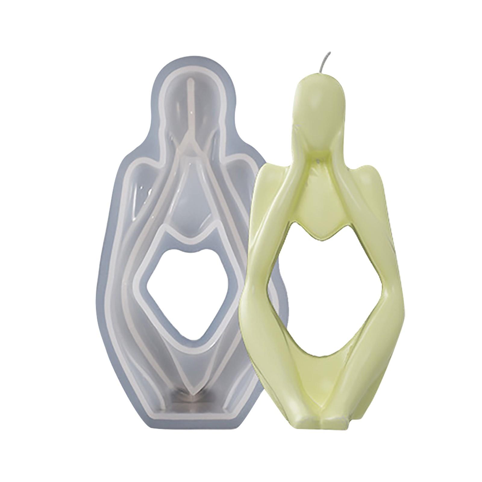 

Силиконовая форма для свечей «Искусство мыслителя», форма для скульптуры «Абстрактный мыслитель», форма для мыла, домашний декор, литейная форма, подарок на новоселье своими руками One Size