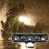 1/2pcs 5 Lens LED Light Spotlight Headlights White Yellow High Low Beam Driving Lamp 12V-80V Motorcycles Dirt Bike Trucks SUVs UTV ATV