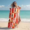 Lightning McQueen Beach Towel Outdoor Camping Beach Towel for Vacation Swim Outdoor Pool Absorbent Bath Towel