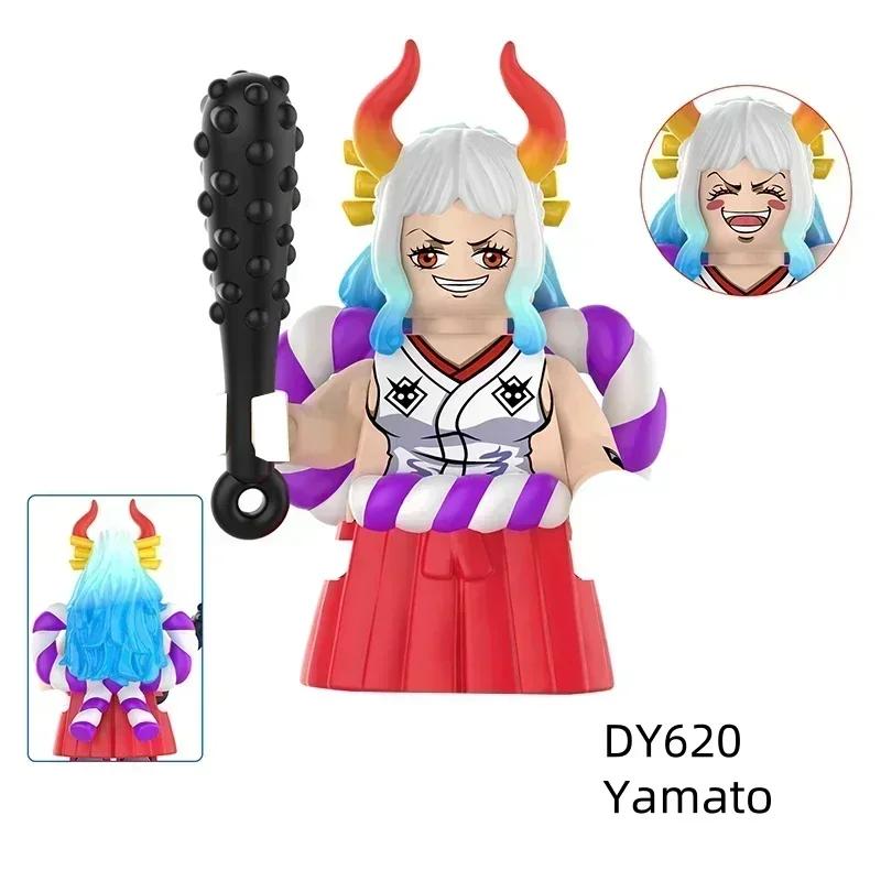 Siste versjon Byggeklosser Japan Anime Klosser Dukker Mini Action Leketøysfigurer Monteringsklosser Barnegaver