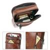 Men's Multi-functional Crossbody Single-shoulder Bag Made of Genuine Leather with Large Capacity