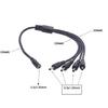 3.5 x 1.35mm Female to Male CCTV Connector Cord Power Extension Line for Fan