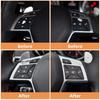 For Mercedes Benz E C Class 2011-2013 Matte Black Steering Wheel Button Cover