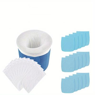 5Pcs Meias de filtro de armazenamento de piscina Meias de filtro de piscina de nylon elástico para cestas de abastecimento de piscina de solo