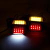 1Set Universal 12V 16 LED Rear Towing Trailer Tail Light 10m Cable 7 Pin Brake Stop License Number Plate Lamp Waterproof Lights