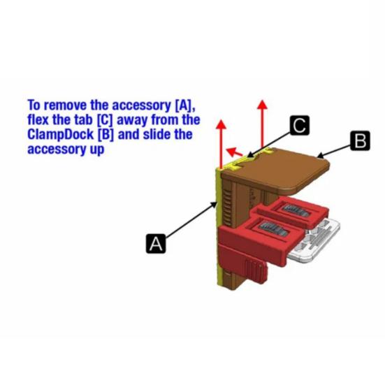 Yousheng Folding Hook Under Desk Dual Hook Clamp Hook Fold-out Storage Hook with Adjustable Clamp for Office Computer Desk
