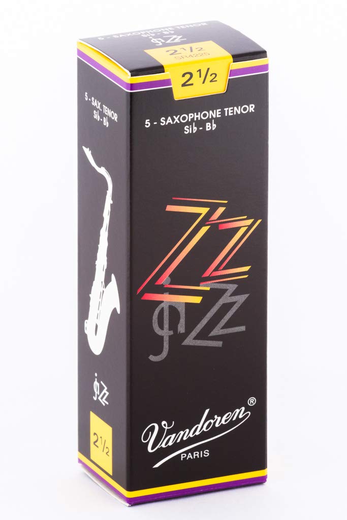

Vandoren Tenor Saxophone Reed ZZZ Hardness: 2-12 (5 pieces)