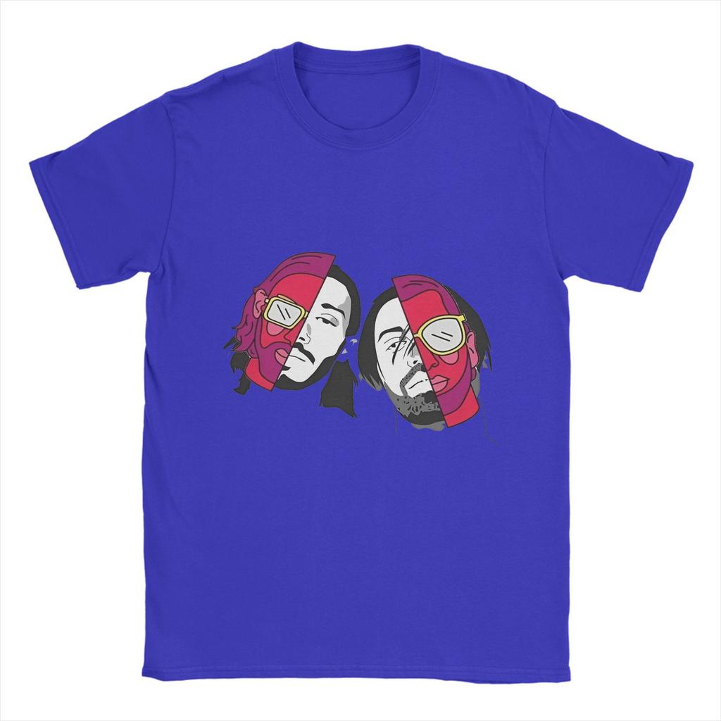 PNL Two Neon Brothers    T-Shirt Men Rapper  Vintage Cotton Tee Shirt Round Collar Short Sleeve T Shirt Plus Size Clothes