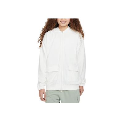 Roupa Esportiva Dri-Fit com Capuz Secagem Rápida Jaqueta Fashion Infantil Jaqueta Branco Vela FZ5549133