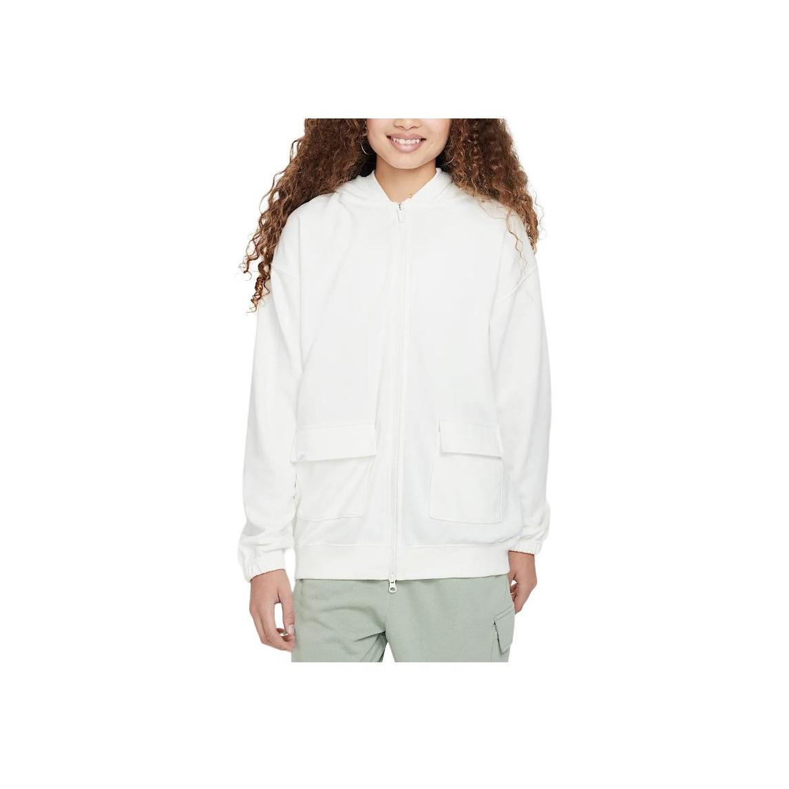 Nike Sportswear Dri-Fit Толстовка с капюшоном Быстросохнущая Модная куртка Детская куртка Парусный-Белый FZ5549133 XL