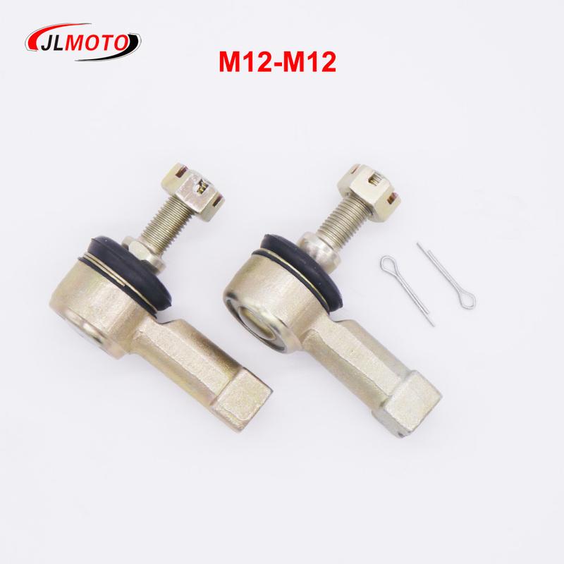 M12-M12 Tie Rod Ends Kit For DS Golf Cart 102288301 10601 ATV Honda FourTrax TRX300 Yamaha YFM350 450 Shineray 250cc Stxe