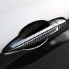 4pcs True Carbon Fiber Car Exterior Door Handle Cover Decal For BMW X5 X6 14-17