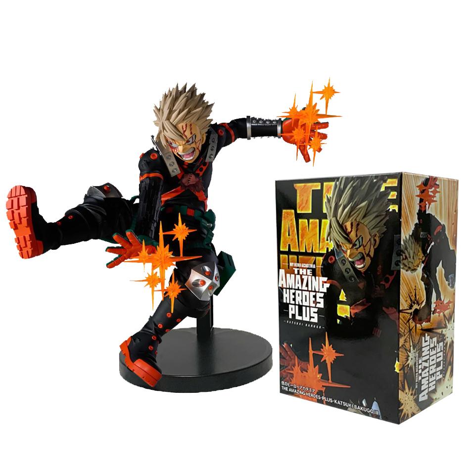 My Hero Academia Bakugou Katsuki Midoriya Izuku Todoroki Shouto Anime Figure 18cm PVC Action Collectible Model Kid Birthday High Quality Gift