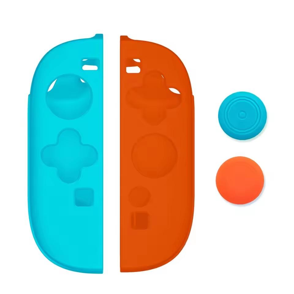 Soft Silicone Cover Rubber Case Protective Skin Protection Shell for Switch 2 Game Console With 2 Thumbstick Grips Caps