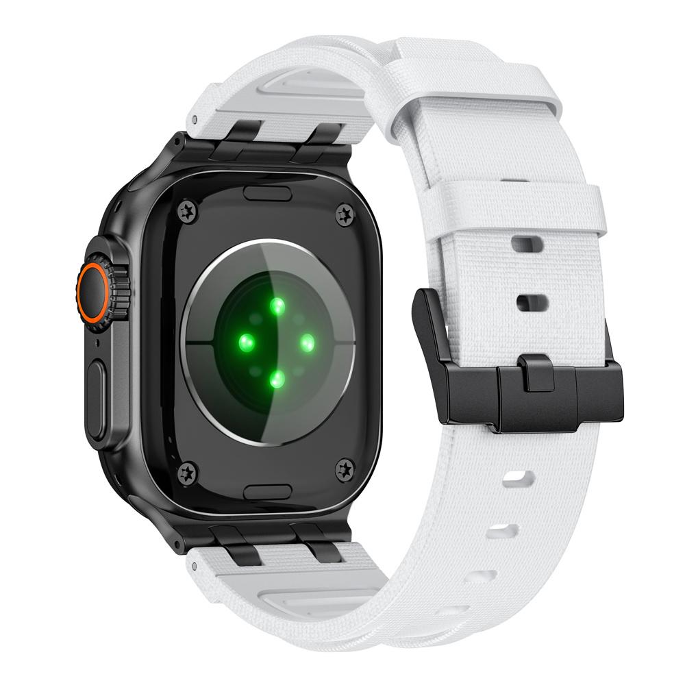 Metal+FKM Strap For Apple Watch Ultra 3/2/1 49mm 11 10 46mm Replacement Bracelet Wristband iWatch 9 8 7 6 5 SE3 45mm 44mm
