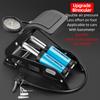 ROCKBROS High Pressure Foot Pump with Pressure Gauge Car Air Pump UK/AV/FV Universal Bicycle Motorcycle Folded Inflatable Pump