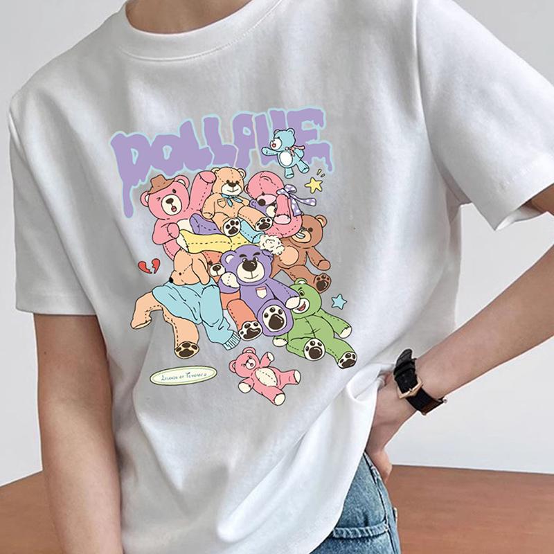 

2025Printed Short Sleeve Plus Size Women s Short Sleeve T-Shirt Summer Loose Women s T-Shirt High Quality Letter Pattern CCXX232 XXXL белый