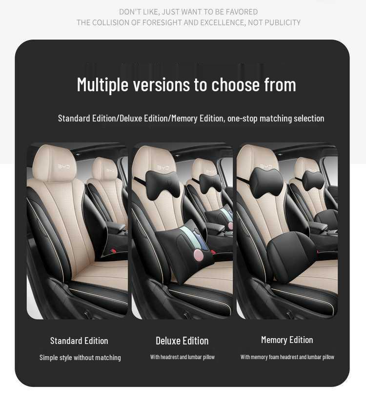 2025 BYD Dolphin Intelligent Driving Seat Covers - All-Season Universal Full Coverage Cushions