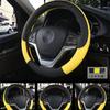 Skinnbilrattdeksel 37CM-38CM Bilstyling Interiørtilbehør Sport Auto Rattdeksler Anti-skli