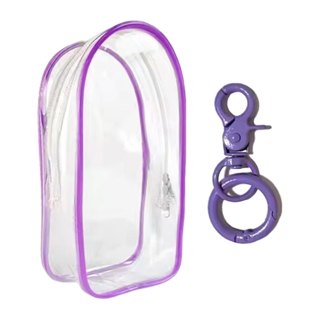 Portable Clear Display Bag For Characters Toys All Round Protected Labubu Doll Storage Pouch For Fans