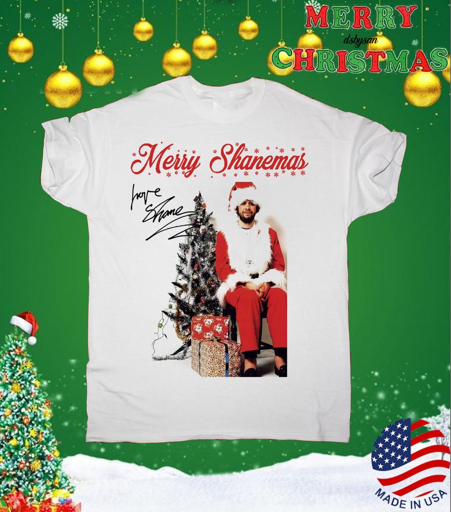 Memory Christmas Shane MacGowan white Tshirt Unisex Tee S5Xl XA70 Unisex T-Shirt XL
