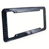 NEW Universal 30*15CM 1/2pcs License Plate Frame Carbon Pattern Plastic License Plate Frame Bracket with Standard Screw Kits