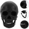 Halloween Decorations Halloween Skeleton Model Halloween Skeleton Head Human Skull Model Skeleton Collectible Figurines Human Skull Head1pcsblack